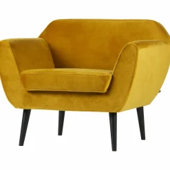 Fauteuil Rocco Velvet - Oker - Loft24.nl