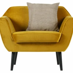Fauteuil Rocco Velvet - Oker - Loft24.nl