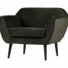 Fauteuil Rocco Velvet - Warm groen - Loft24.nl