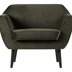Fauteuil Rocco Velvet - Warm groen - Loft24.nl