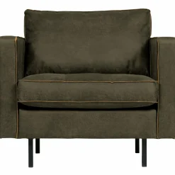 Fauteuil Rodeo Classic Gerecycled Leer - Army - Loft24.nl