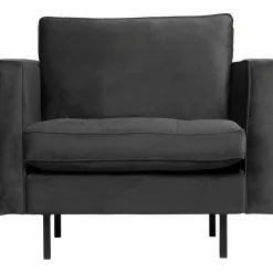 Fauteuil Rodeo Classic Velvet - Antraciet - Loft24.nl