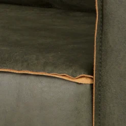 Fauteuil Rodeo Gerecycled Leer - Army - Loft24.nl