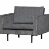 Fauteuil Rodeo Streep - Zwart Grijs - Loft24.nl