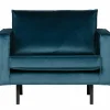 Fauteuil Rodeo Velvet - Blauw - Loft24.nl