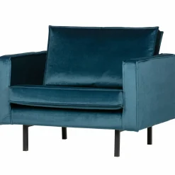 Fauteuil Rodeo Velvet - Blauw - Loft24.nl