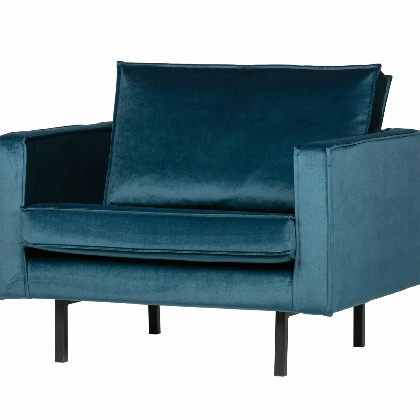 Fauteuil Rodeo Velvet - Blauw - Loft24.nl