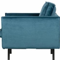 Fauteuil Rodeo Velvet - Blauw - Loft24.nl