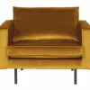 Fauteuil Rodeo Velvet - Oker - Loft24.nl