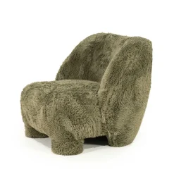 Fauteuil Samson Fluffy - Groen - Loft24.nl