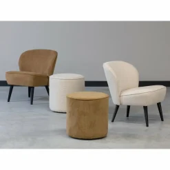 Fauteuil Sara Bouclé - Creme - Loft24.nl