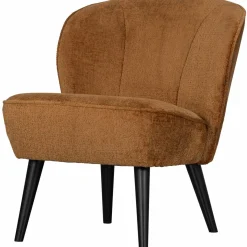 Fauteuil Sara Chenille - Cognac - Loft24.nl