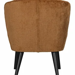 Fauteuil Sara Chenille - Cognac - Loft24.nl