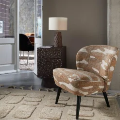 Fauteuil Sara Geweven - Camouflage Groen - Loft24.nl
