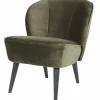 Fauteuil Sara Velvet - Warm Groen - Loft24.nl