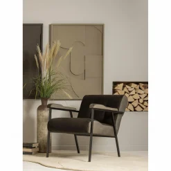 Fauteuil Scott Velvet - Warm Groen - Loft24.nl