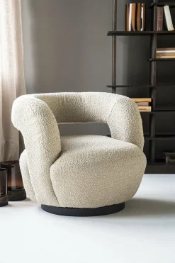 Fauteuil Sharon Bouclé - Zand - Loft24.nl