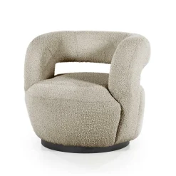 Fauteuil Sharon Bouclé - Zand - Loft24.nl