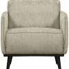 Fauteuil Statement met Armleuning Structure Velvet - Wheatfield - Loft24.nl