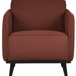 Fauteuil Statement met armleuning Bouclé - Chestnut - Loft24.nl