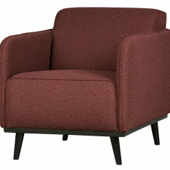 Fauteuil Statement met armleuning Bouclé - Chestnut - Loft24.nl