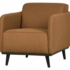 Fauteuil Statement met armleuning Bouclé - Butter - Loft24.nl