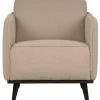 Fauteuil Statement met armleuning Bouclé - Beige - Loft24.nl