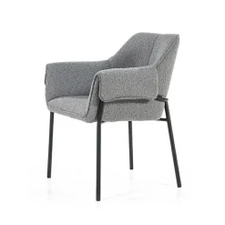 Fauteuil Tony Bouclé - Grijs (showroom model) - Loft24.nl