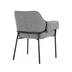 Fauteuil Tony Bouclé - Grijs (showroom model) - Loft24.nl