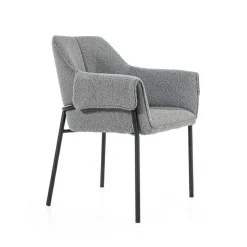 Fauteuil Tony Bouclé - Grijs (showroom model) - Loft24.nl