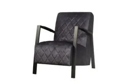 Fauteuil Villa Velvet - Antraciet - Loft24.nl