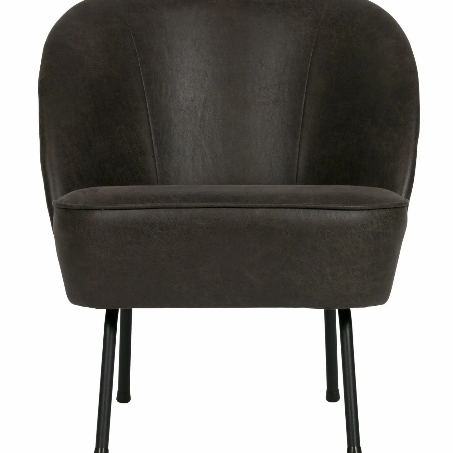 Fauteuil Vogue Leer - Zwart - Loft24.nl