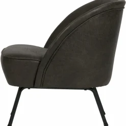 Fauteuil Vogue Leer - Zwart - Loft24.nl