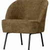 Fauteuil Vogue Structure Velvet - Brass - Loft24.nl