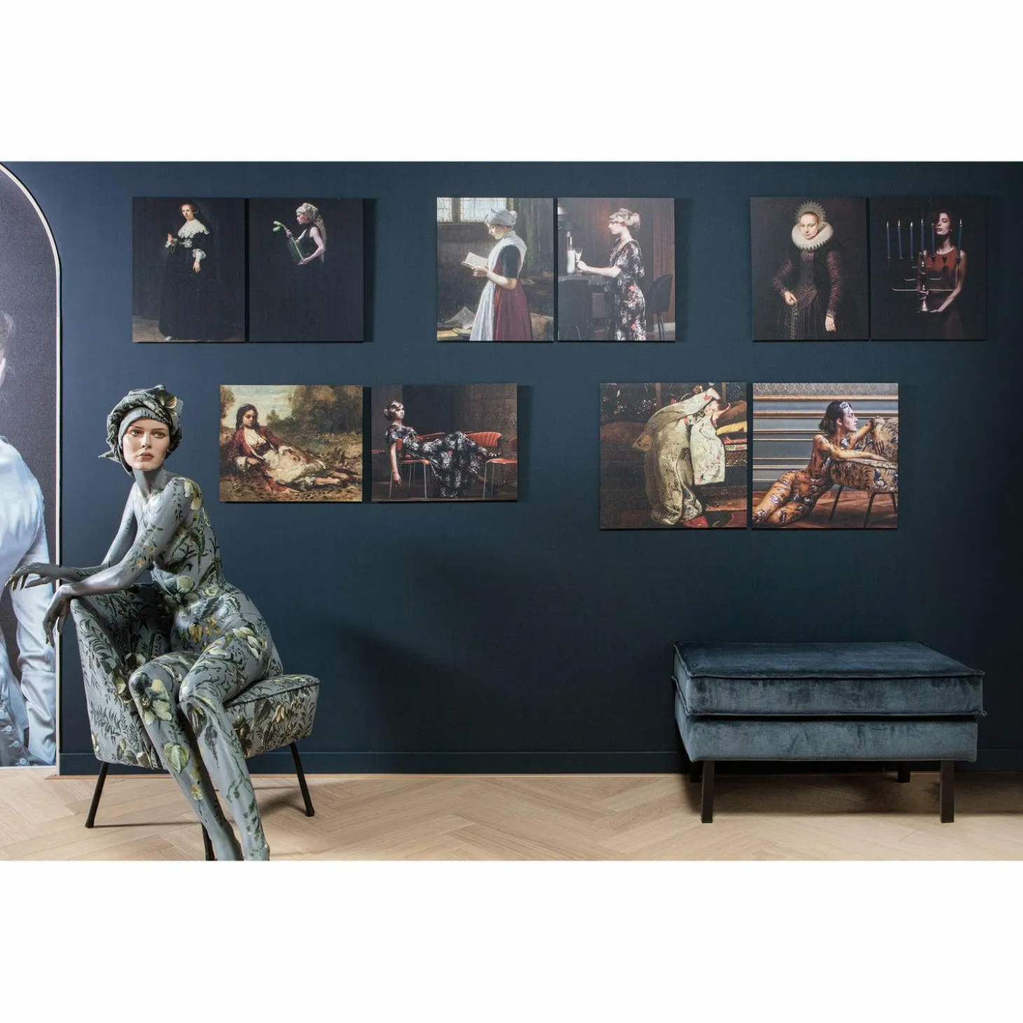 Fauteuil Vogue Velvet Fluweeel - Poppy Grijs - Loft24.nl