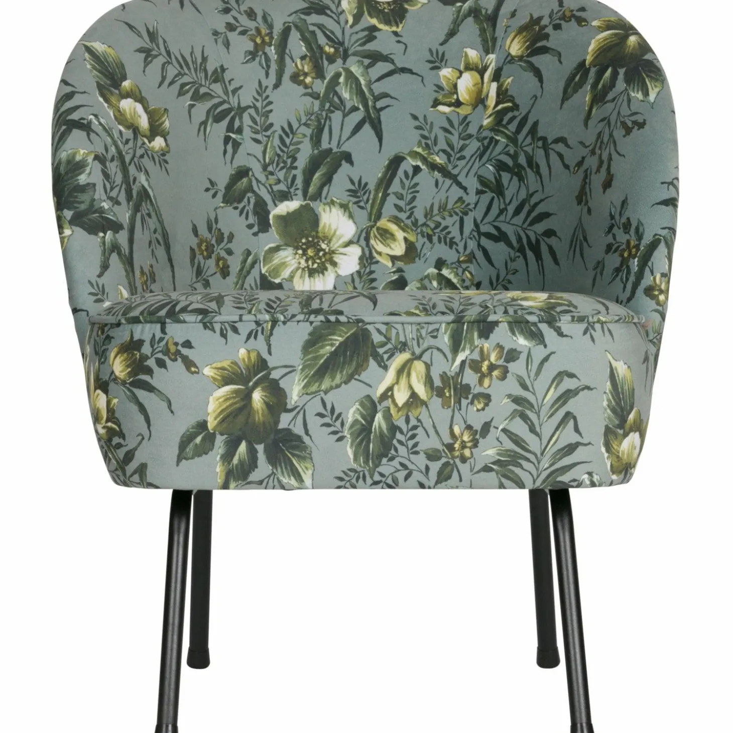Fauteuil Vogue Velvet Fluweeel - Poppy Grijs - Loft24.nl