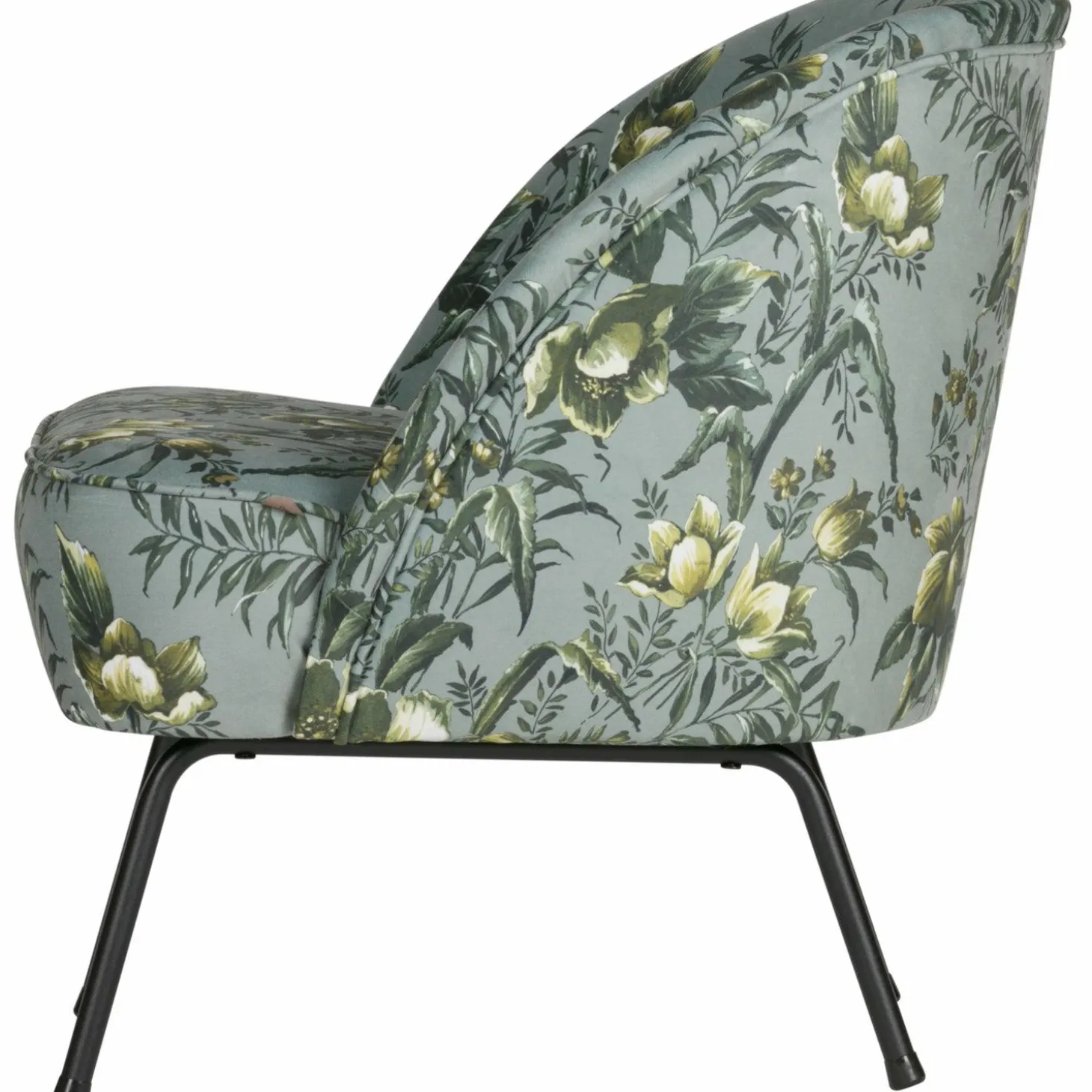 Fauteuil Vogue Velvet Fluweeel - Poppy Grijs - Loft24.nl
