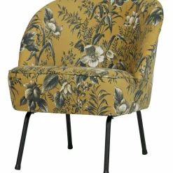 Fauteuil Vogue Velvet Fluweeel - Poppy Mosterd - Loft24.nl