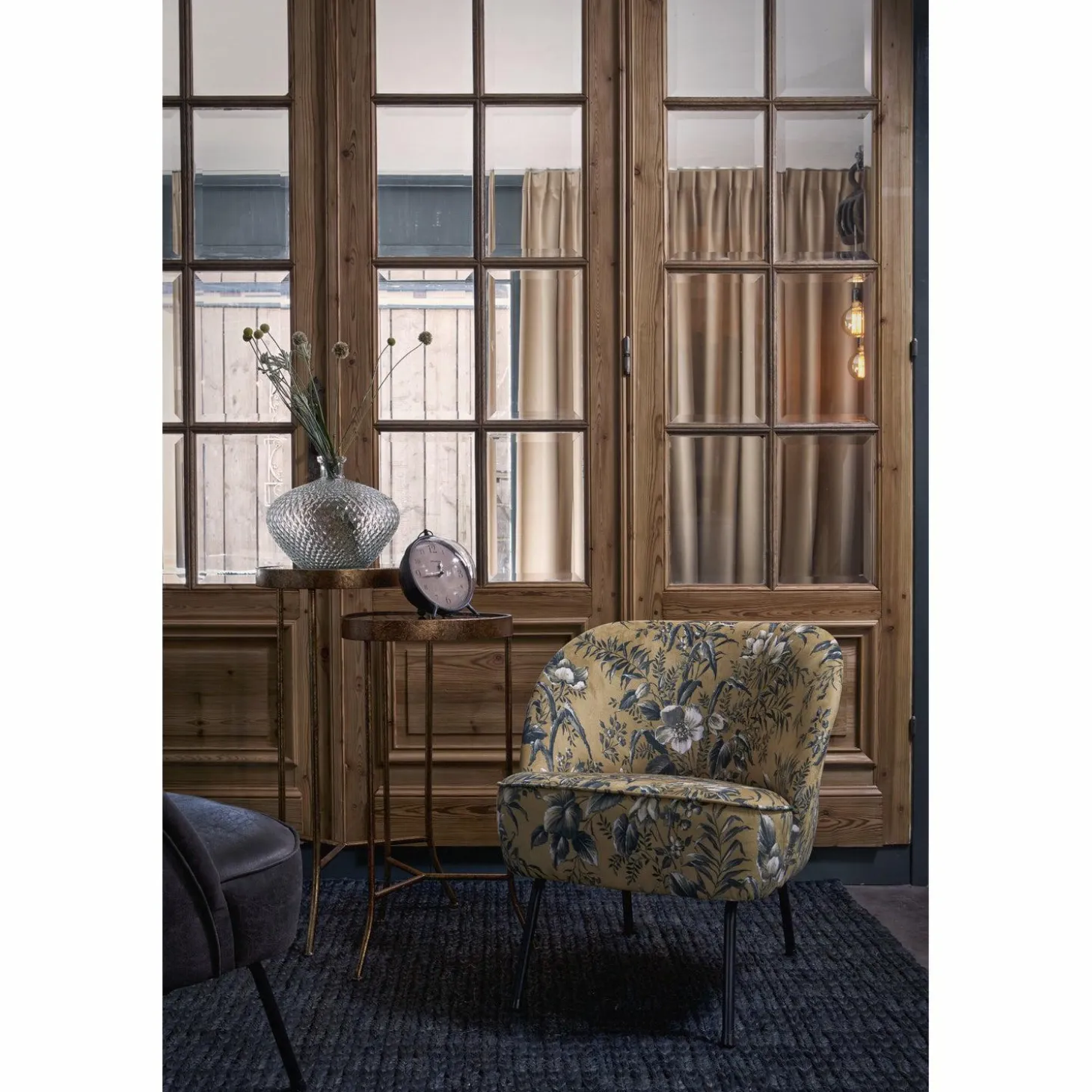 Fauteuil Vogue Velvet Fluweeel - Poppy Mosterd - Loft24.nl