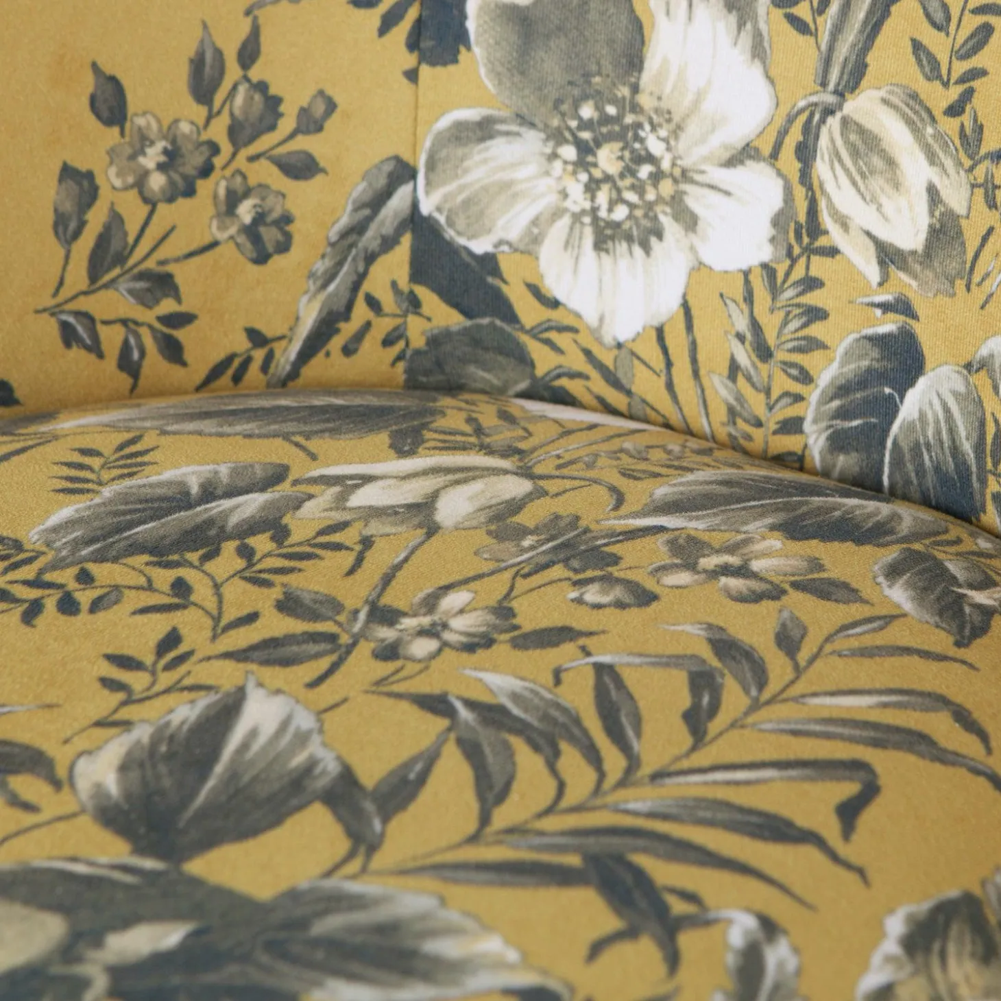 Fauteuil Vogue Velvet Fluweeel - Poppy Mosterd - Loft24.nl