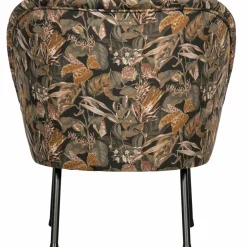 Fauteuil Vogue Velvet Fluweeel - Bouquet Zwart - Loft24.nl