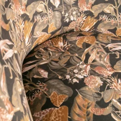 Fauteuil Vogue Velvet Fluweeel - Bouquet Zwart - Loft24.nl