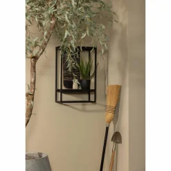 Febe wandrek tuin verticaal metaal zwart - Loft24.nl