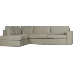 Freddie hoekbank links naturel - Loft24.nl