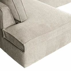 Freddie hoekbank links naturel - Loft24.nl