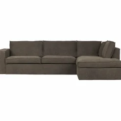 Freddie hoekbank rechts bruin - Loft24.nl