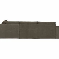 Freddie hoekbank rechts bruin - Loft24.nl