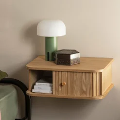 Hangend Nachtkastje Jena Populierenhout, 40 x 30cm - Loft24.nl