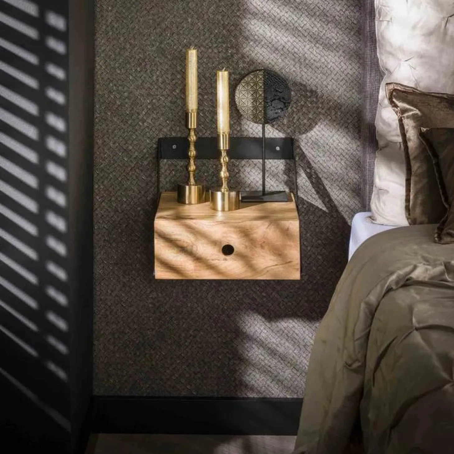 Hangend Nachtkastje Strip - Set van 2 Stuks - Loft24.nl