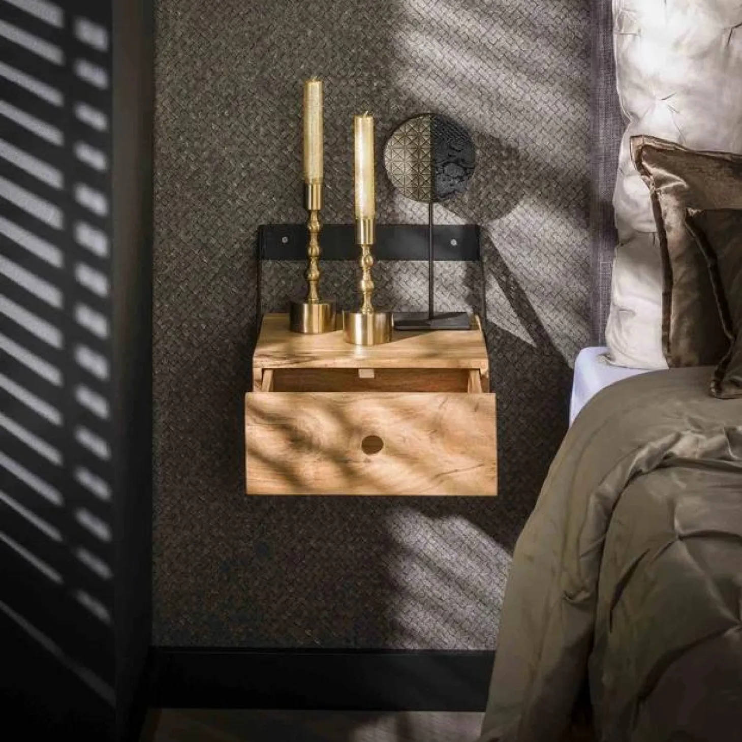 Hangend Nachtkastje Strip - Set van 2 Stuks - Loft24.nl